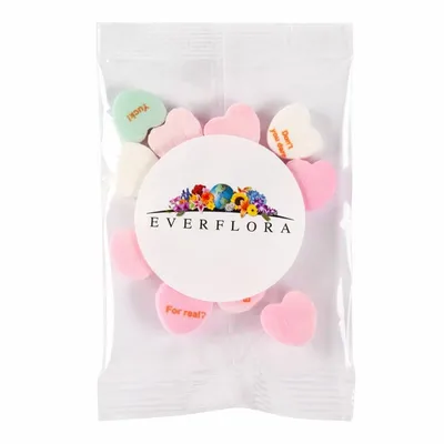 1/2 oz. Snack Pack - Imprinted Conversation Hearts - Custom Banners Now