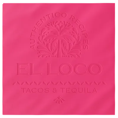 Custom Debossed Dinner Napkin - Custom Banners Now