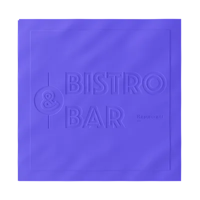 Custom Debossed Beverage Napkin - Custom Banners Now