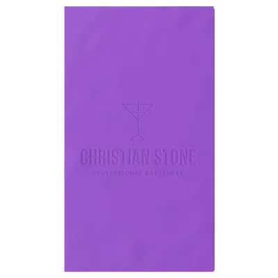 Custom Debossed Guest Towel Napkin - Custom Banners Now