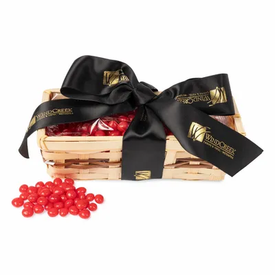 Gift Basket with Cinnamon Imperials - Custom Banners Now