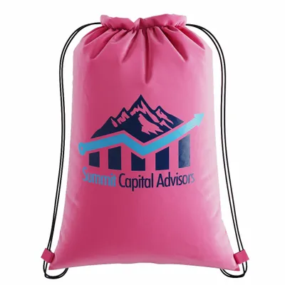 Custom Nylon Drawstring Bag - Custom Banners Now