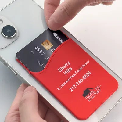 Silicone Phone Wallet Card Holder - Custom Banners Now