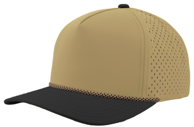 Khaki/Black Bill-Khaki Chainlink Rope Khaki/Black Bill-Khaki Chainlink Rope - Custom Banners Now