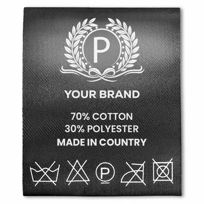 Printed Care Labels - Custom Banners Now