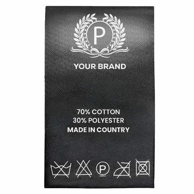 Printed Care Labels - Custom Banners Now