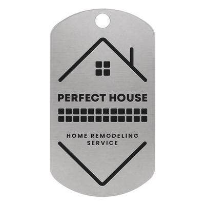 Laser Cut Metal Dog Tags