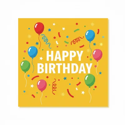 Happy Birthday Napkins - Custom Banners Now