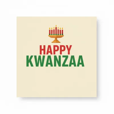 Kwanzaa Napkins - Custom Banners Now
