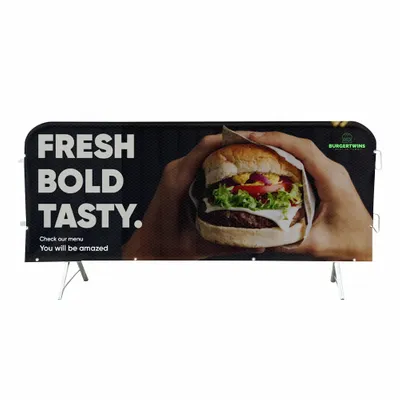 Crowd Barrier Covers - Custom Banners Now