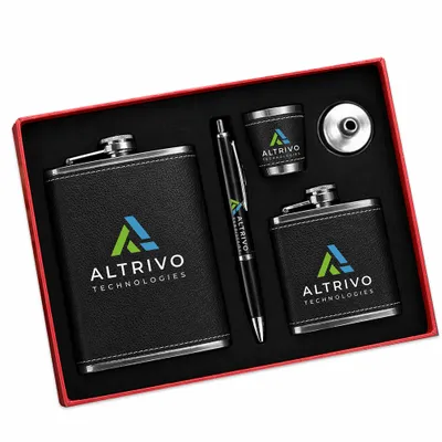 Camping Flask Sets - Custom Banners Now