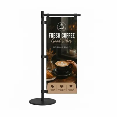 Polyester Mini Desk Flag - Custom Banners Now