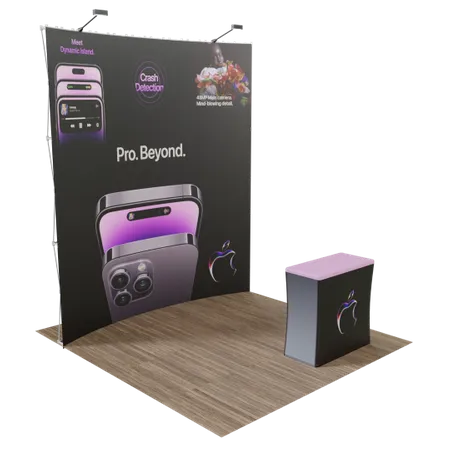 8’ x 8’ Trade Show Displays - Custom Banners Now