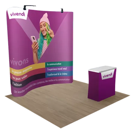 Présentoirs à fermeture éclair - Custom Banners Now