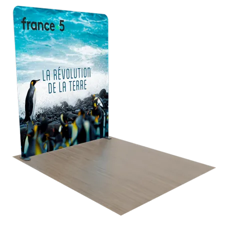 Présentoirs rétroéclairés pour salons professionnels - Custom Banners Now
