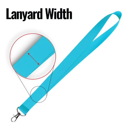 Lanyard Width Lanyard Width - Custom Banners Now