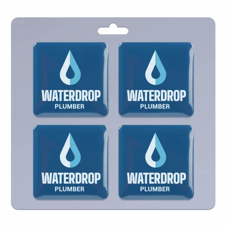 4 pack_Square Lapel Pin 1.25 inch - Custom Banners Now