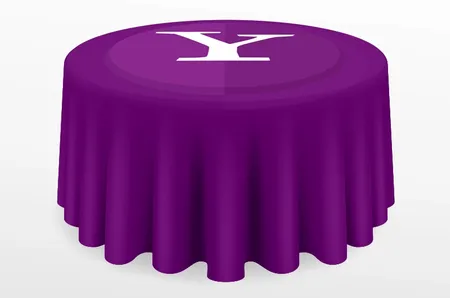 Custom Round Table Covers - Custom Banners Now