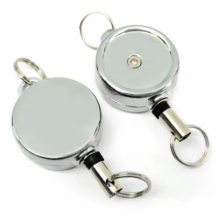 Silver Reel Keychain Silver Reel Keychain - Custom Banners Now