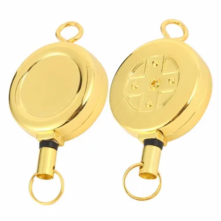 Gold Reel Keychain Gold Reel Keychain - Custom Banners Now