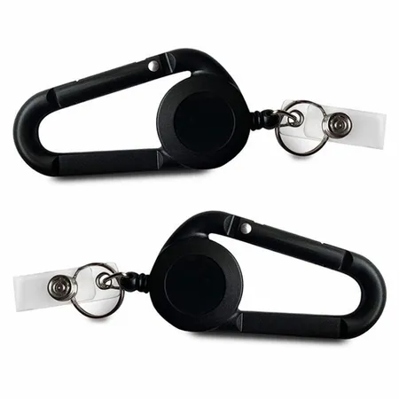 Carabiner Clip Badge Reel Keychain Carabiner Clip Badge Reel Keychain - Custom Banners Now