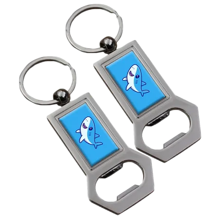Durable Alloy Bottle Opener Keychain Durable Alloy Bottle Opener Keychain - Custom Banners Now