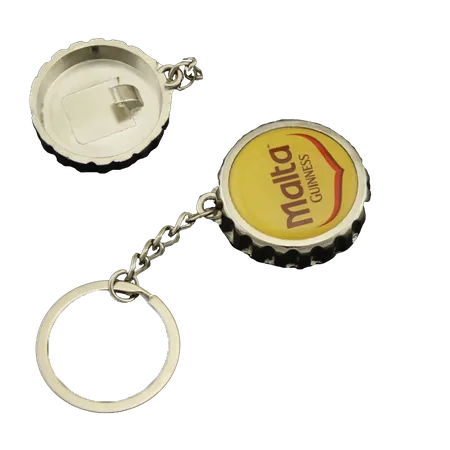 Bottle Cap-shaped Bottle Opener Keychain Bottle Cap-shaped Bottle Opener Keychain - Custom Banners Now
