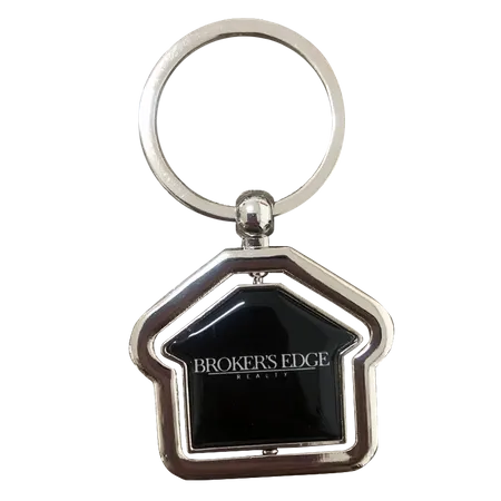 Spinning House Metal Keychain Spinning House Metal Keychain - Custom Banners Now