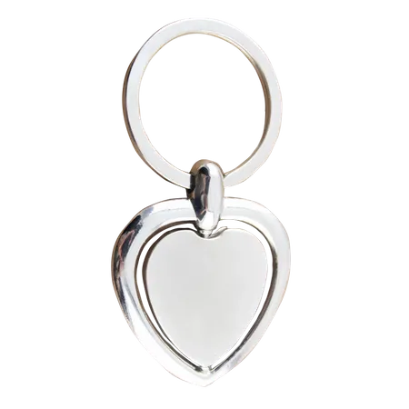 Spinning Heart Metal Keychain Spinning Heart Metal Keychain - Custom Banners Now