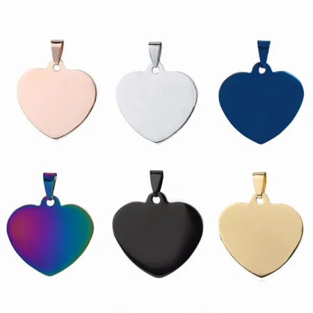 Full Color Heart Metal Keychain Full Color Heart Metal Keychain - Custom Banners Now