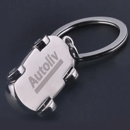 Intricate Car-shaped Metal Keychain Intricate Car-shaped Metal Keychain - Custom Banners Now