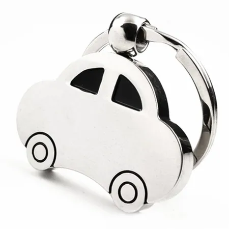 Car Shaped Metal Keychain Car Shaped Metal Keychain - Custom Banners Now