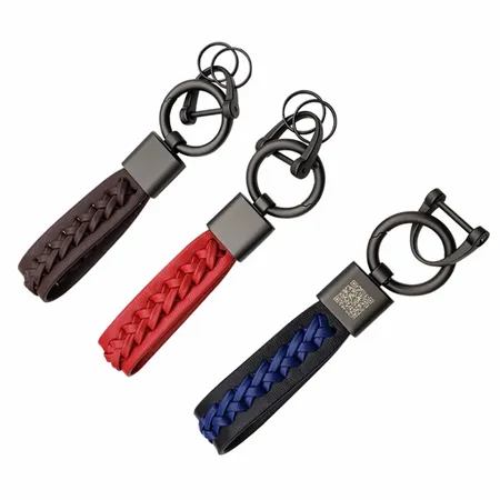 Versatile Laser Cut Leather Keychain Versatile Laser Cut Leather Keychain - Custom Banners Now