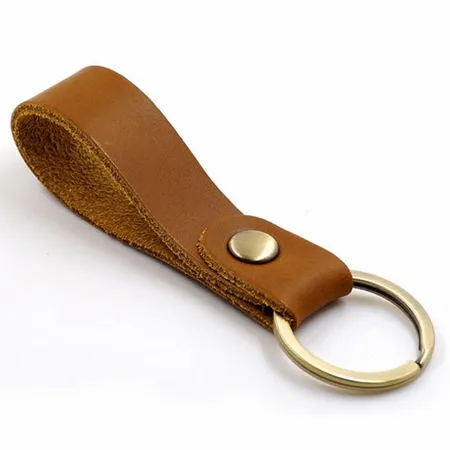 Suave Leather Keychain Suave Leather Keychain - Custom Banners Now