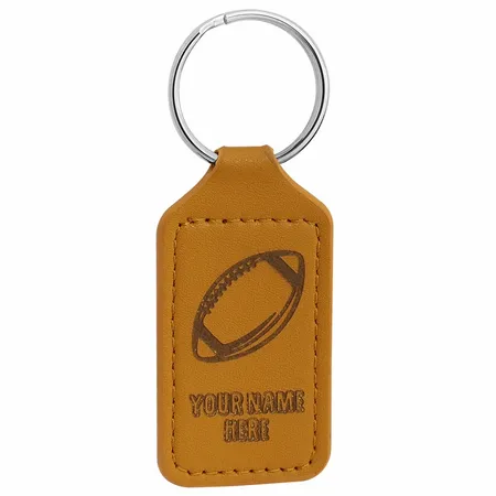 Durable Debossed Leather Keychain Durable Debossed Leather Keychain - Custom Banners Now