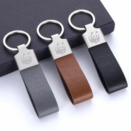 Elegant Loop Leather Keychain Elegant Loop Leather Keychain - Custom Banners Now