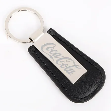 Superior Metal & Leather Keychain Superior Metal & Leather Keychain - Custom Banners Now