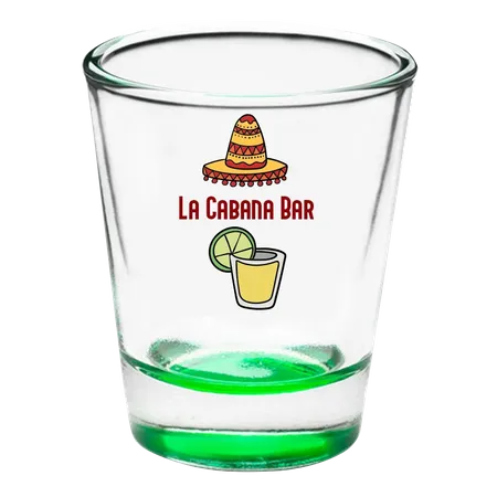 Clear Glass Shot Glass - Custom Banners Now