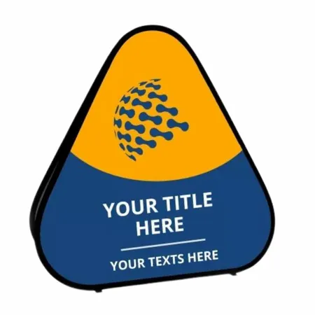 Triangle Pop Up Banners - Custom Banners Now