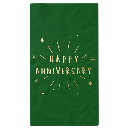 Custom Foil Stamped Towel Napkin - Custom Banners Now