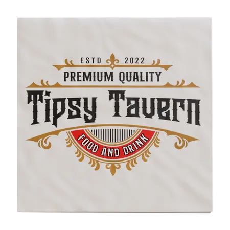 Custom Linen Beverage Napkin - Custom Banners Now