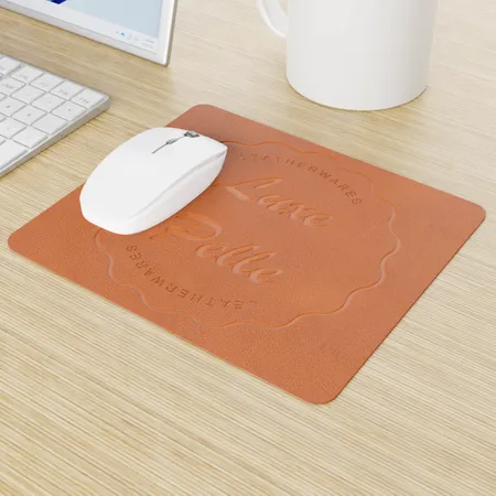Custom Leather Mouse Pad Custom Leather Mouse Pad - Custom Banners Now