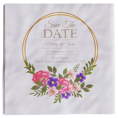 Custom Beverage Napkin - Custom Banners Now