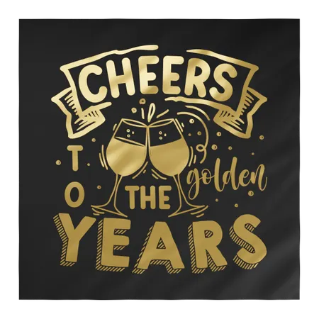 Custom Foil Stamped Beverage Napkin - Custom Banners Now