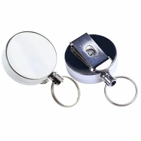 Compact Reel Keychain Compact Reel Keychain - Custom Banners Now