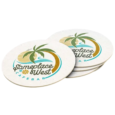 Super Absorbent Bar Coaster - Custom Banners Now