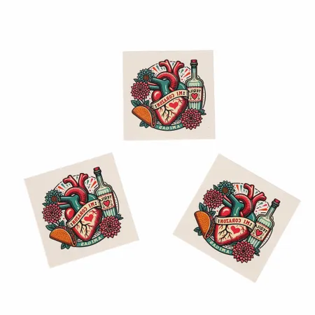 Temporary Tattoos - Custom Banners Now