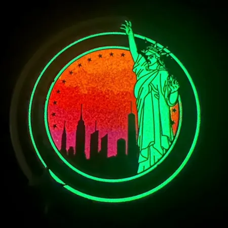 Glow In The Dark Badge Glow In The Dark Badge - Custom Banners Now