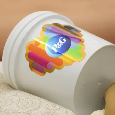 Metallic Gold Paper Stickers - Custom Banners Now