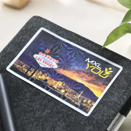 Snowflakes Hologram Stickers - Custom Banners Now